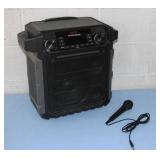 Ion Pathfinder Portable Stereo Water Resistant 100-Watt Bluetooth Wireless Streaming AM/FM Radio with Microphone