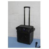 Ion Pathfinder Portable Stereo Water Resistant 100-Watt Bluetooth Wireless Streaming AM/FM Radio with Microphone