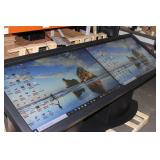 Ideum Pano Mosaic 100" 8K Computer / Video Touch Table with Dual 55" Ultra High Definition Touch Displays