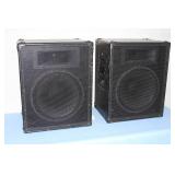 PAIR of EAW Eastern Acoustic Works FR-152HI Full Range Non-Powered Pro Audio Speakers