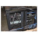 Two Middle Atlantic Equipment Racks with Miscellaneous Pro Audio Video & Power Distribution Items