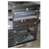 Two Middle Atlantic Equipment Racks with Miscellaneous Pro Audio Video & Power Distribution Items