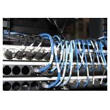 Two Middle Atlantic Equipment Racks with Miscellaneous Pro Audio Video & Power Distribution Items