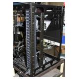 Middle Atlantic Equipment Rack with Sony VHS VCR DVD & Other Miscellaneous Pro Audio / Video Items