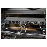 Middle Atlantic Equipment Rack with Sony VHS VCR DVD & Other Miscellaneous Pro Audio / Video Items