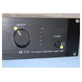 TOA Electronics A-706 Pro Audio PA Power Amplifier with 6 Line / Microphone Inputs