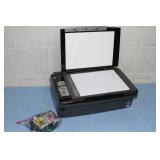 Epson Stylus CX7400 All-In-One Printer Copier Scanner and Small Table / Cart with Folding Shelf