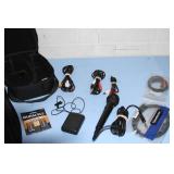 Portable Anchor Audio Powered Speaker with Handheld & Lavalier Microphone System with Padded Travel Cases