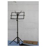 Windsor Lightweight Fold Away Portable Music Stand (Black) with Bag - NEW