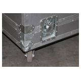 Large Heavy Duty Foam-Lined Equipment Shipping / Road Case with Handles & Casters