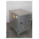 Large Heavy Duty Foam-Lined Equipment Shipping / Road Case with Handles & Casters