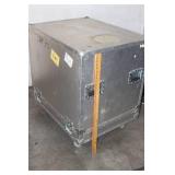 Large Heavy Duty Foam-Lined Equipment Shipping / Road Case with Handles & Casters
