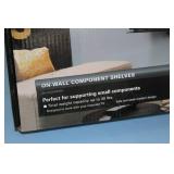 Sanus Dual Shelf On-Wall Under TV Component Shelving System - New in Box!