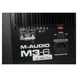 Pair of M-Audio M3-6 Pro Audio 3-Way Studio Reference Monitor Speakers