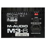 Pair of M-Audio M3-6 Pro Audio 3-Way Studio Reference Monitor Speakers