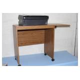 Epson Stylus CX7400 All-In-One Printer Copier Scanner and Small Table / Cart with Folding Shelf