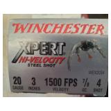 Winchester 20 GA 3" Xpert Hi-Velocity Steel Shot 4 Shot
