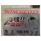 Winchester 20 GA 3" Xpert Hi-Velocity Steel Shot 4 Shot
