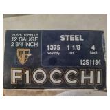 Fiocchi  12 Gauge Steel 2 3/4" (4) Shot
