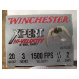 Winchester 20 GA 3" Expert Hi-Velocity Steel 2 shot