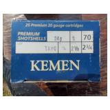 Kemen 20 GA 2 3/4" #8 Shot Premium Shot shells