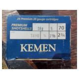 Kemen 20 GA 2 3/4" #8 Shot Premium Shot shells