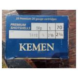 Kemen Premium  20 GA 2 2/4" #8 Shot