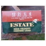 Estate 12 GA 2 3/4 # 4 Shot High Velocity Hunting Load