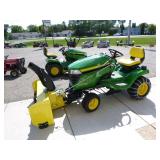 2020 John Deere X390 Lawn Tractor with Snowblower