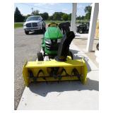 2020 John Deere X390 Lawn Tractor with Snowblower