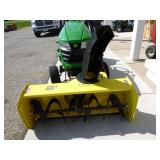 2020 John Deere X390 Lawn Tractor with Snowblower