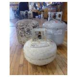 3 Propane Tanks