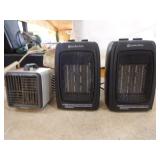 3 Electric Heaters