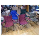5 Outdoor Folding Chairs