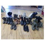 Variety of Boots and Shoes