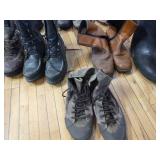 Variety of Boots and Shoes