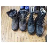 Variety of Boots and Shoes