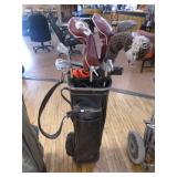 Golf Clubs and Bag