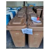 65-Gallon Plastic Totes w/ Lids - Lot of 20