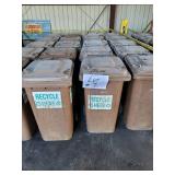 65-Gallon Plastic Totes w/ Lids - Lot of 20