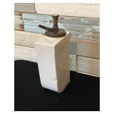 Antique Porcelain Ice Cream Soda Fountain Topping Dispenser