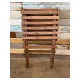 Portable Wood Lawn Chair