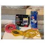 Trimmer Line, Window Insulation Kit, Spring Doorstop, Extension Cord, Flexible Vinyl Ducting
