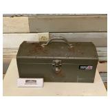 Vintage Handicraft Metal Tool Box