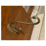 Victorian Coat and Hat Hook and Copper Bell