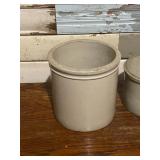 Set of 3 Stoneware Crocks