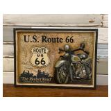 Route 66 Wood Sign