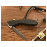 Crow Bar, Bungy Cords, Stanley Saw