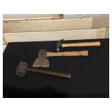 Hammer, Mallet and Axe