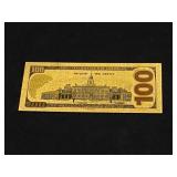 President Trump Commemorative Gold $100 Bill